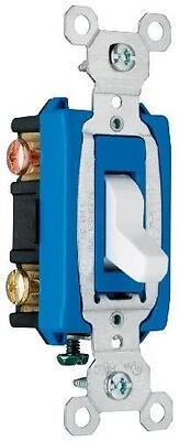 Commercial Toggle Light Switch 3-way 15a Cs315-w White