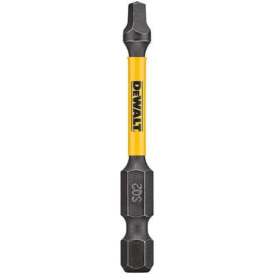DeWalt FlexTorq 5‑Piece #2 Square Screwdriver Bit Set – 2¼" Steel