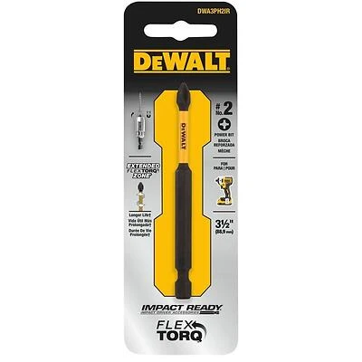 DeWalt DWA3PH2IR #2 Phillips Impact Bit, 2 In., 1/4 In. Hex Shank