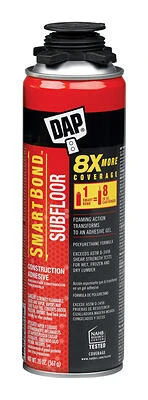 DAP Gun-Grade Polyurethane Construction Adhesive – 20 oz Tan Can (Model 00042)