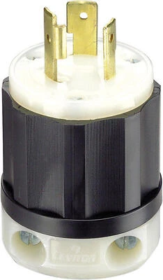 Leviton 061-2311 Locking Plug L5-20P, 2-Pole 3-Wire, 20A 125V