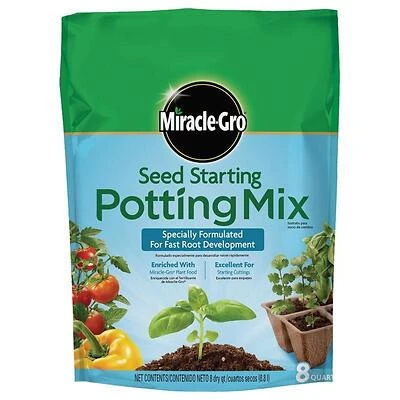 Miracle‑Gro Premium Seed‑Starting Mix – 8 qt