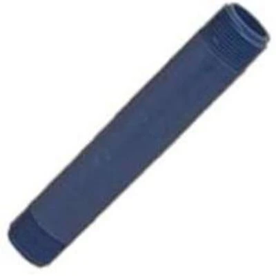 Genova 3407120 Pvc Schedule 80 Nipple 1-1/2" X 12" Gray