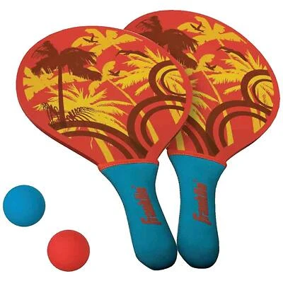 Franklin Sports 52615 Paddle Ball Set, Wood Rackets, PVC Balls