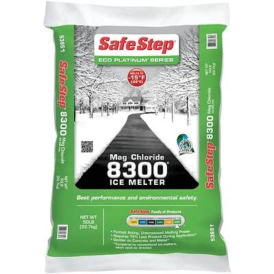 Safe Step 8300 Ice Melter Granular Crystals – 50 lb Bag