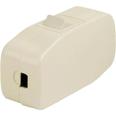 Leviton White 3 Amp 125 V Feed‑Through Toggle Switch – Heavy‑Duty Single‑Pole Rocker