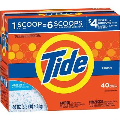 Tide Original Powder Laundry Detergent, 56 oz