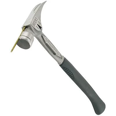 Stiletto TIBONE 14‑oz Titanium Framing Hammer – Milled Curved Handle, 15.25″ Length