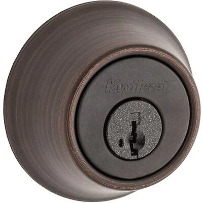 Kwikset 660 Series SmartKey Adjustable Deadbolt – Venetian Bronze 3‑Grade Residential Security