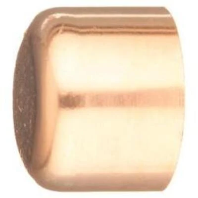W 67006 3/8 Inch Wrot Copper Cap Pipe Fitting
