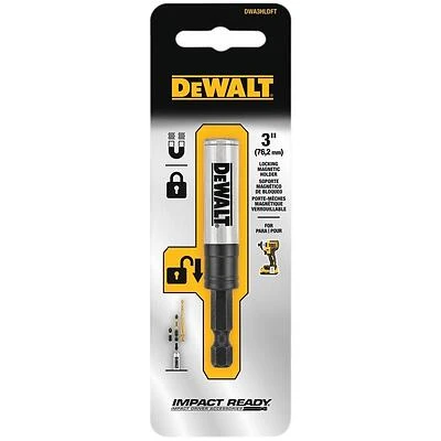 DeWalt Elite Series 1/4‑in Hex Magnetic Bit Holder – 3‑in Length