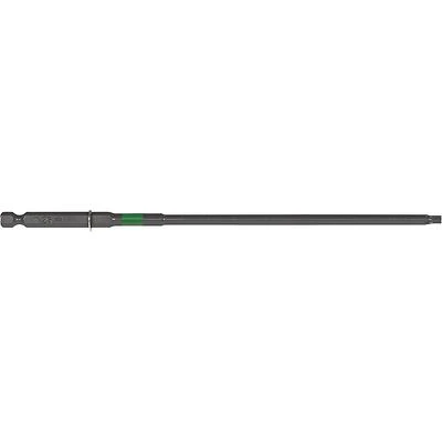 QuikDrive Project Pro 7" T‑25 & 6‑Lobe Driver Bit with 1/4" Mandrel – Round Shank