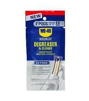 WD-40 Specialist 300905 Degreaser and Cleaner, EZ-PODS, 0.564 oz, Pack of 2, Liquid, Colorless