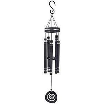 Sunset Vista Designs 93562 Galaxy Wind Chime, Aluminum, Black, 36 In Height