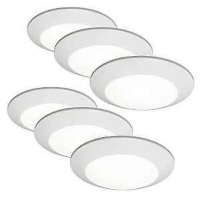 ETI Altair 15W LED Downlight – 6‑in. Dimmable, IC‑Rated, Powder‑Coated Trim