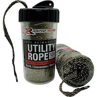 Rapid Rope RRCC6591 Camo Utility Rope, 120 Ft, 1000 Lb Strength
