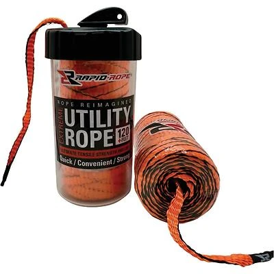 Rapid Rope RRCO6010 Safety Orange Utility Cord, 1100 lb, 120 Ft