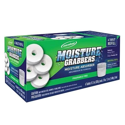 Concrobium Moisture Grabber Tablet – 12.3 oz Refillable Dehumidifier