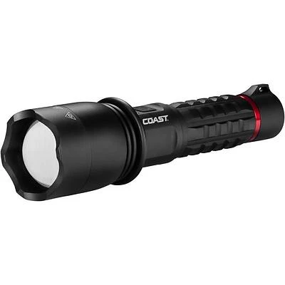 Coast XP20R 31208 Rechargeable LED Tactical Flashlight, 4000 Lumens, Black