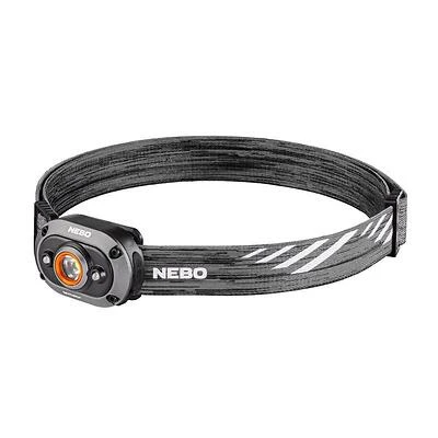 Nebo MYCRO Rechargeable 400‑Lumen Headlamp & Cap Light – 200 mAh Li‑Poly, Adjustable Beam