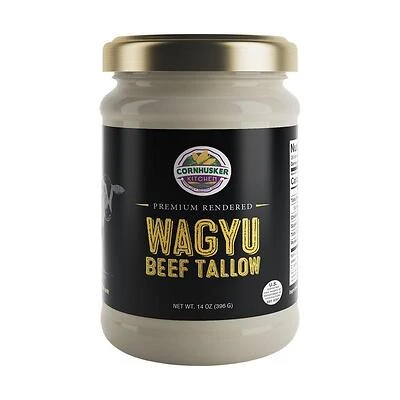 Cornhusker Kitchen Premium Wagyu Beef Tallow – 14 oz Jar