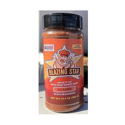 Blazing Star BZ00100-C Sweet Heat Reaper Rub, 13.4 oz