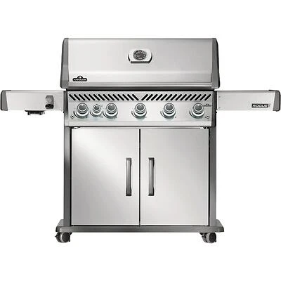 Napoleon Rogue Pro 625 5‑Burner LP Gas Grill – Stainless Steel with Infrared Side Burner