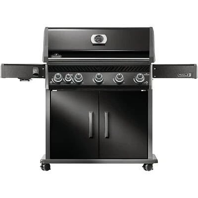 Napoleon Rogue Pro 625 5‑Burner Natural Gas Grill – Black with Infrared Sear Station