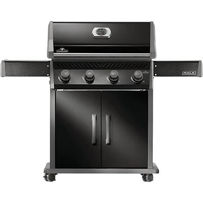 Napoleon Rogue 525 Series 48,000 BTU Natural Gas 4‑Burner Grill with Smoker – Black