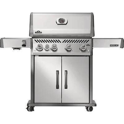 Napoleon Rogue Pro 525 Stainless Steel 4‑Burner Propane Grill with Infrared Sear Burner