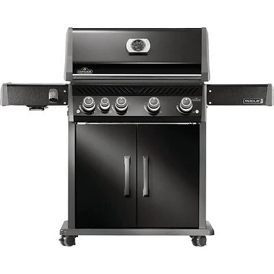 Napoleon Rogue Pro 525 4‑Burner Natural Gas Grill – Black with Infrared Sear Station