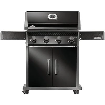 Napoleon Rogue 525 Series 4‑Burner Propane Gas Grill – 48,000 BTU, Black