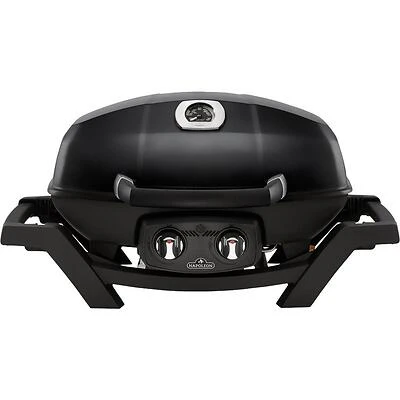 Napoleon PRO285 Portable 2‑Burner Natural Gas Grill with Built‑In Smoker – 12,000 BTU, Black