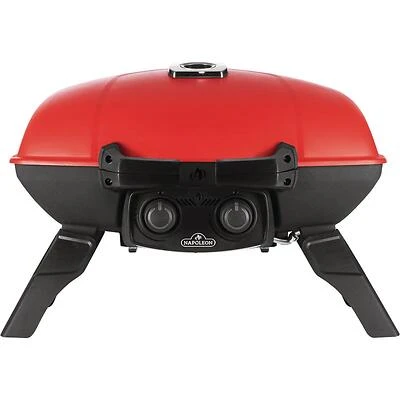Napoleon TravelQ Series 2‑Burner Portable Gas Grill with Griddle – 12,000 BTU Propane