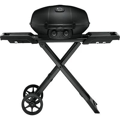 Napoleon Phantom TravelQ PRO 285 Portable 2‑Burner Propane Grill – 12,000 BTU, Black