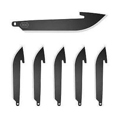Outdoor Edge 3‑Inch Stainless Steel Drop‑Point Replacement Blades – Pack of 6 (RR30K‑6C)