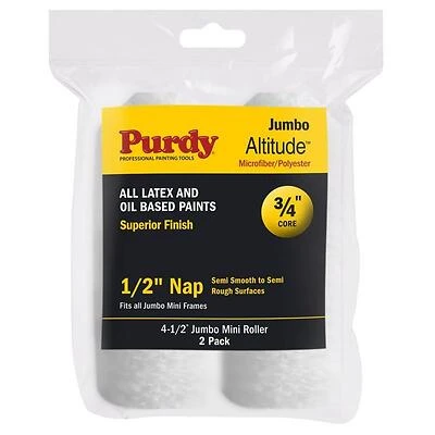 Purdy Altitude Jumbo Mini Poly Micro Paint Roller – 4.5" x ½" – Pack of 2