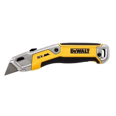 DeWalt DWHT10998 Retractable Utility Knife, Black/Yellow, 1-Piece