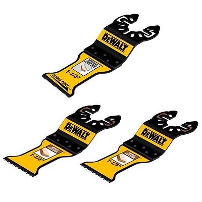 DeWalt DWA4206BM-3 Bi-Metal Oscillating Blade Set, 1-1/4 In., 3-Piece
