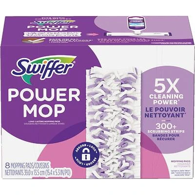Swiffer 81891 PowerMop Replacement Mopping Pads, Heavy-Duty Scrubbing