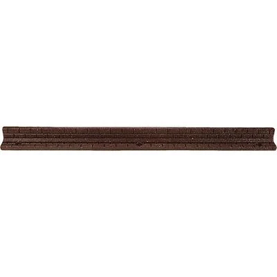 Rubberific 48‑Inch Brown Brick‑Face Rubber Landscape Edging – Flexible Garden Border