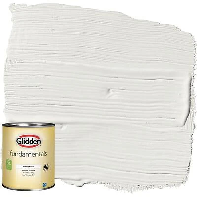 Semi-gloss Interior Paint, White, 1 Quart - Low Voc, Washable