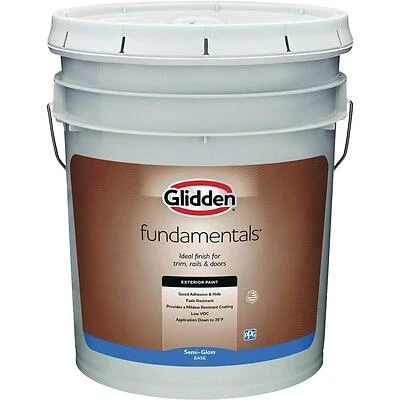 Exterior Paint Semi-gloss White Pastel Base 5 Gallon