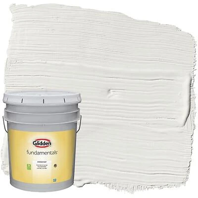 Semi-gloss Interior Paint, White, 5 Gallon Container