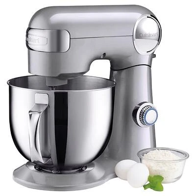 Cuisinart Precision Master 5.5‑Qt Stand Mixer – 500W Motor, Stainless Steel Bowl, Knob Control