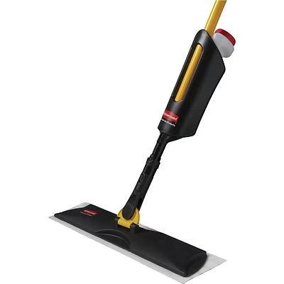 Rubbermaid 18‑Inch Single‑Nozzle Spray Mop – Microfiber Pads, Quick‑Connect Handle