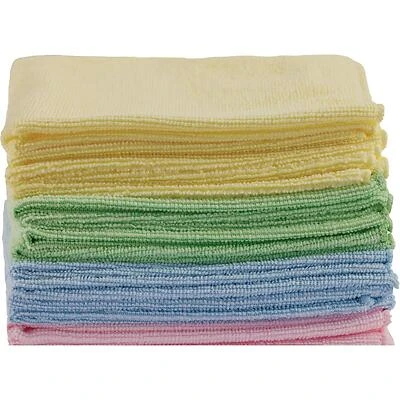 Rubbermaid Light Commercial Microfiber Cleaning Cloth – 16×16 in Multi‑Color