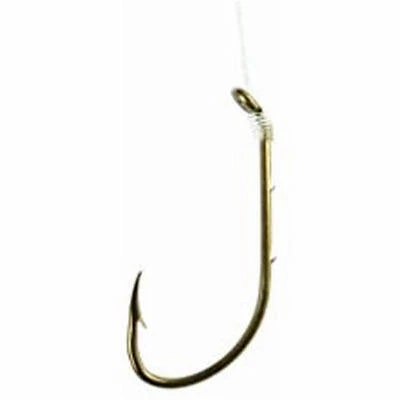 Fishing Tackle Bait Holder Hook, Bronze, Size 4, 50-Pk.