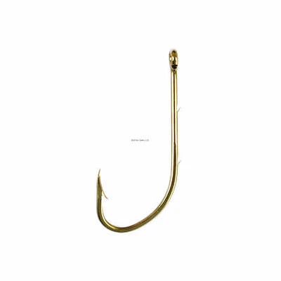 Fishing Tackle Bait Holder Hook, Bronze, Size 4, 10-Pk.