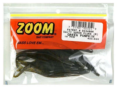 Worm, Pumpkin, Green, 5-1/4 In., 10-Pk.